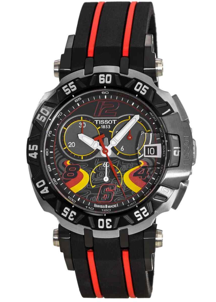 Shop Authentic Tissot T Race Chronograph Stefan Bradl Special Edition Black Dial Black Rubber Strap Watch for Men - T092.417.27.057.02 - Luxxuri