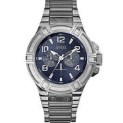  Shop Authentic Guess Rigor Quartz Black Dial Silver Steel Strap Watch For Men - W0218G2 - Luxxuri