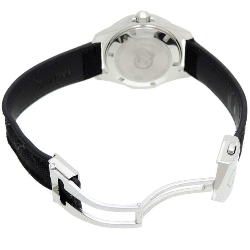  Shop Authentic Tag Heuer Aquaracer Quartz Mother of Pearl Black Dial Black NATO Strap Watch for Women - WAY131M.FT6092 - Luxxuri