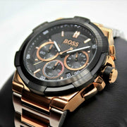  Shop Authentic Hugo Boss Supernova Black Dial Two Tone Steel Strap Watch for Men - 1513358 - Luxxuri