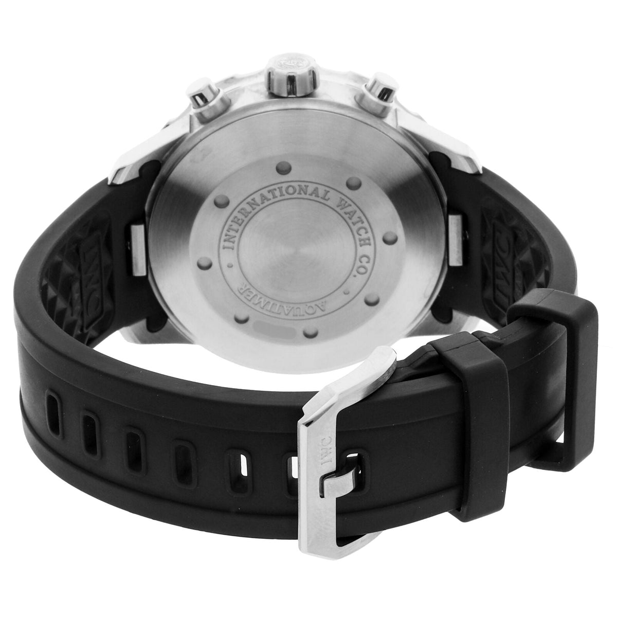  Shop Authentic IWC Aquatimer Automatic Chronograph Black Dial Black Rubber Strap Watch for Men - IW376709 - Luxxuri