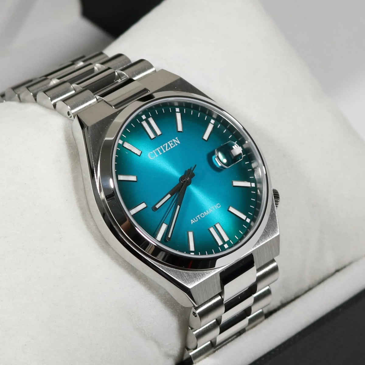  Shop Authentic Citizen Tsuyosa Automatic Blue Dial Silver Steel Strap Watch For Men - NJ0151-88X - Luxxuri