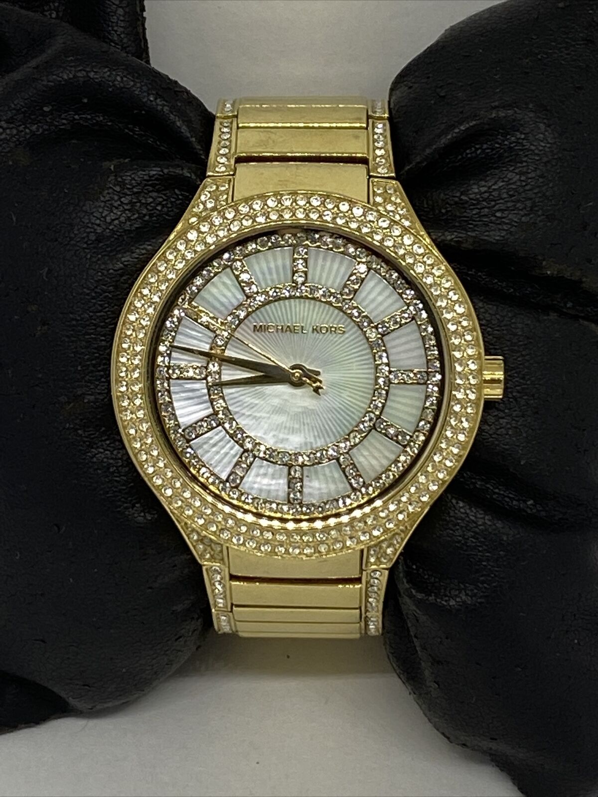  Shop Authentic Michael Kors Kerry Mother of Pearl Dial Gold Steel Strap Watch for Women - MK3312 - Luxxuri