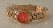  Shop Authentic Marc Jacobs Henry Dinky Red Dial Gold Steel Strap Watch for Women - MBM3202 - Luxxuri
