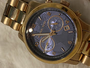  Shop Authentic Michael Kors Runway Stop Hunger Quartz Blue Dial Rose Gold Steel Strap Watch For Men - MK8358 - Luxxuri