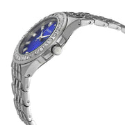  Shop Authentic Bulova Phantom Baguette Crystal Blue Dial Silver Steel Strap Watch for Men - 96A254 - Luxxuri
