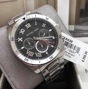  Shop Authentic Michael Kors Brecken Chronograph Quartz Black Dial Silver Steel Strap Watch For Men - MK8438 - Luxxuri