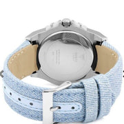  Shop Authentic Guess Limelight Quartz Blue Dial Blue Leather Strap Watch For Men - W0775l1 - Luxxuri