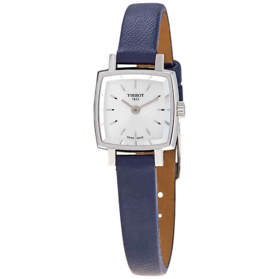  Shop Authentic Tissot Lovely Square Silver Dial Blue Leather Strap Watch For Women - T058.109.16.031.00 - Luxxuri