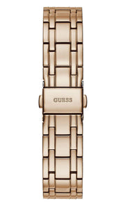  Shop Authentic Guess Crystal Diamonds Rose Gold Dial Rose Gold Steel Strap Watch For Women - W11069L1 - Luxxuri