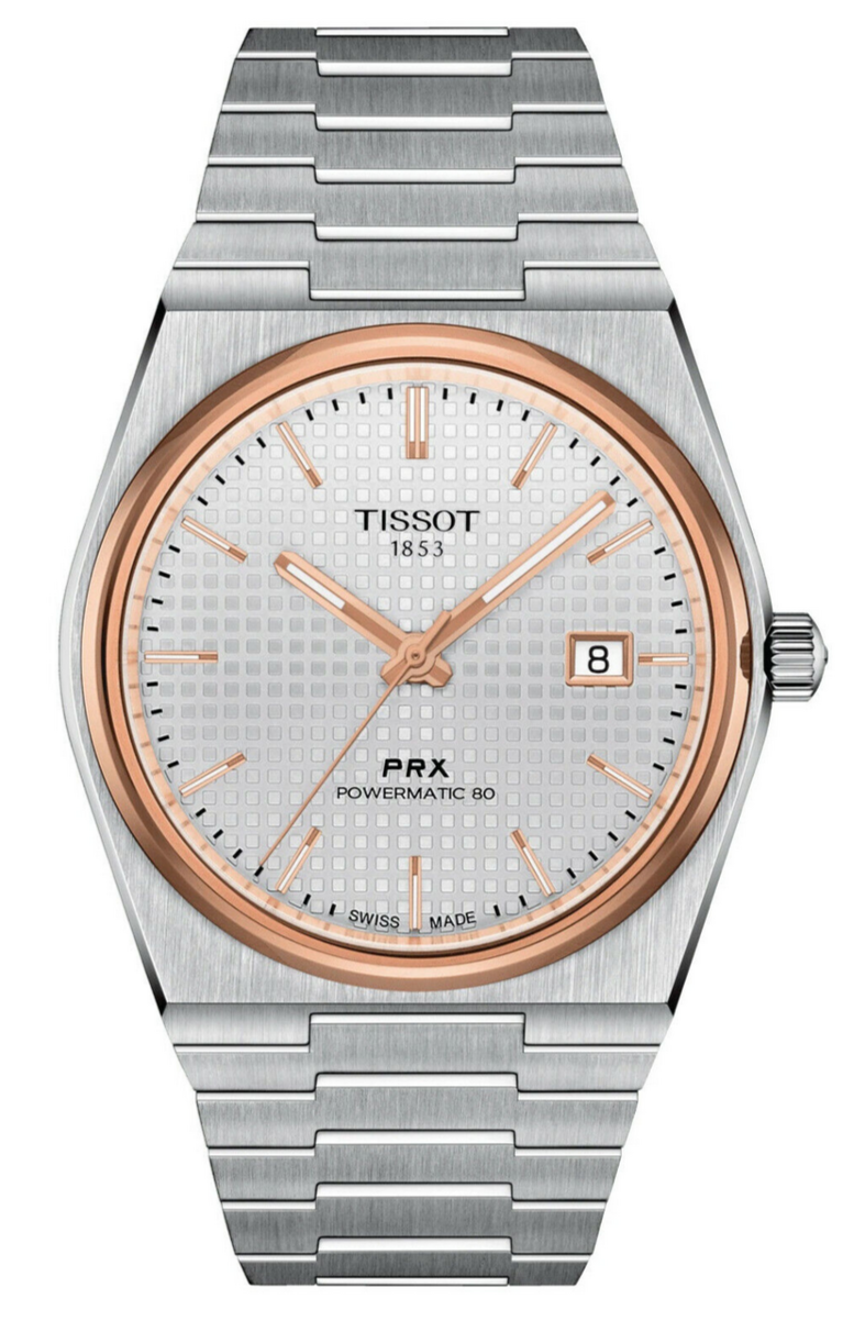  Shop Authentic Tissot PRX Powermatic 80 Silver Dial Silver Steel Strap Watch For Men - T1374072203100 - Luxxuri