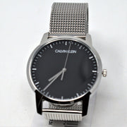  Shop Authentic Calvin Klein City Chronograph Black Dial Silver Mesh Bracelet Watch for Men - K2G2G121 - Luxxuri
