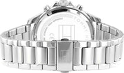  Shop Authentic Tommy Hilfiger Bank Chronograph Blue Dial Silver Steel Strap Watch for Men - 1791718 - Luxxuri