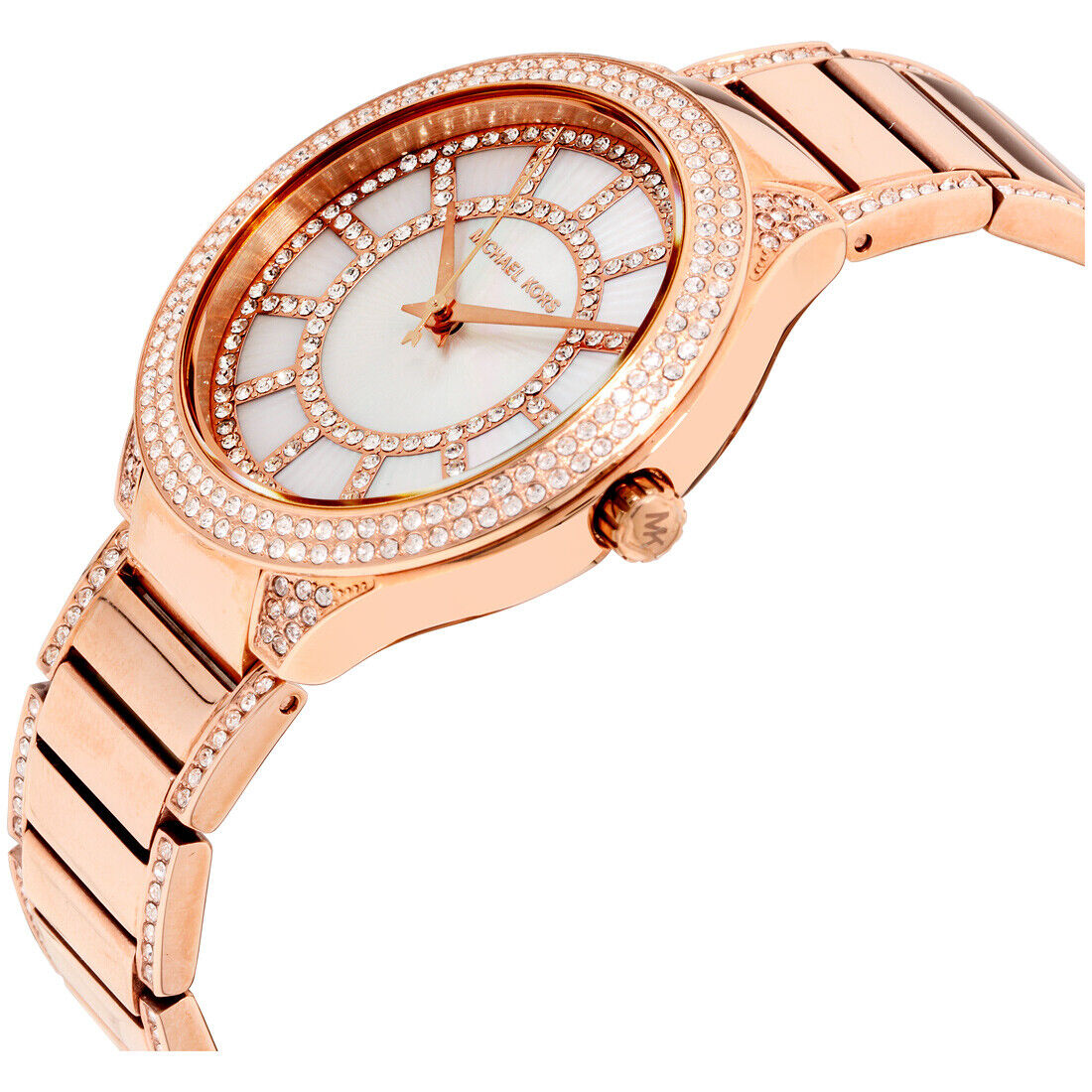  Shop Authentic Michael Kors Kerry Mother of Pearl Dial Rose Gold Steel Strap Watch for Women - MK3313 - Luxxuri