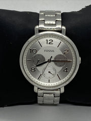  Shop Authentic Fossil Jacqueline Silver Dial Silver Steel Strap Watch for Women - ES3664 - Luxxuri