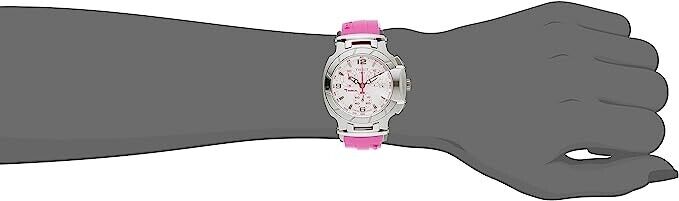  Shop Authentic Tissot T Race Chronograph White Dial Pink Rubber Strap Watch for Women - T048.217.17.017.01 - Luxxuri