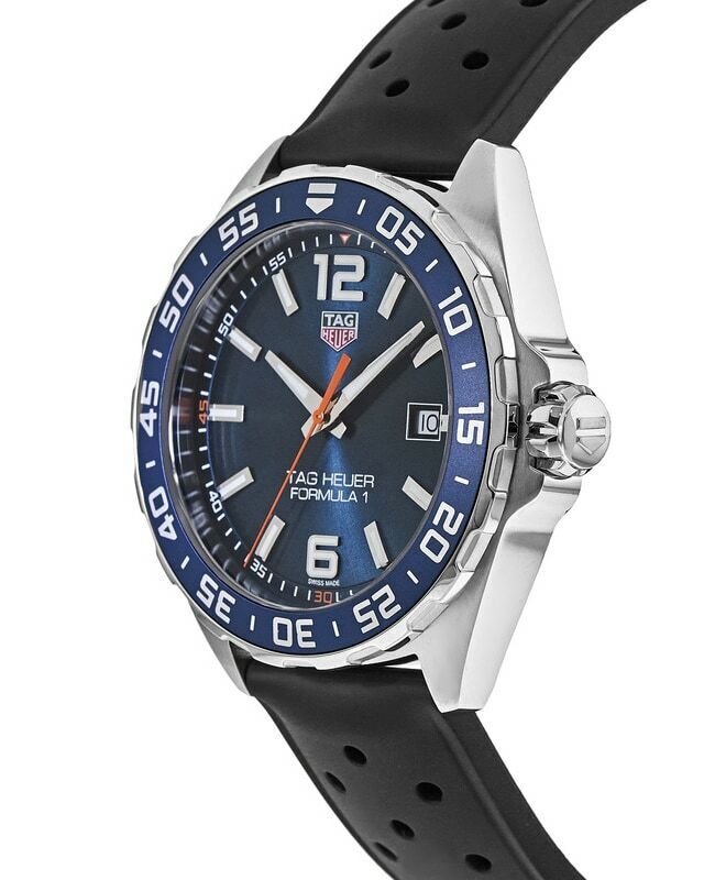 Shop Authentic Tag Heuer Formula 1 Chronograph Black Dial Black Rubber Strap Watch for Men  - WAZ1010.FT8024 - Luxxuri