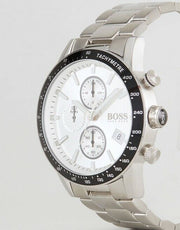  Shop Authentic Hugo Boss Rafale Competitive Sport Silver Dial Silver Steel Strap Watch for Men - 1513511 - Luxxuri