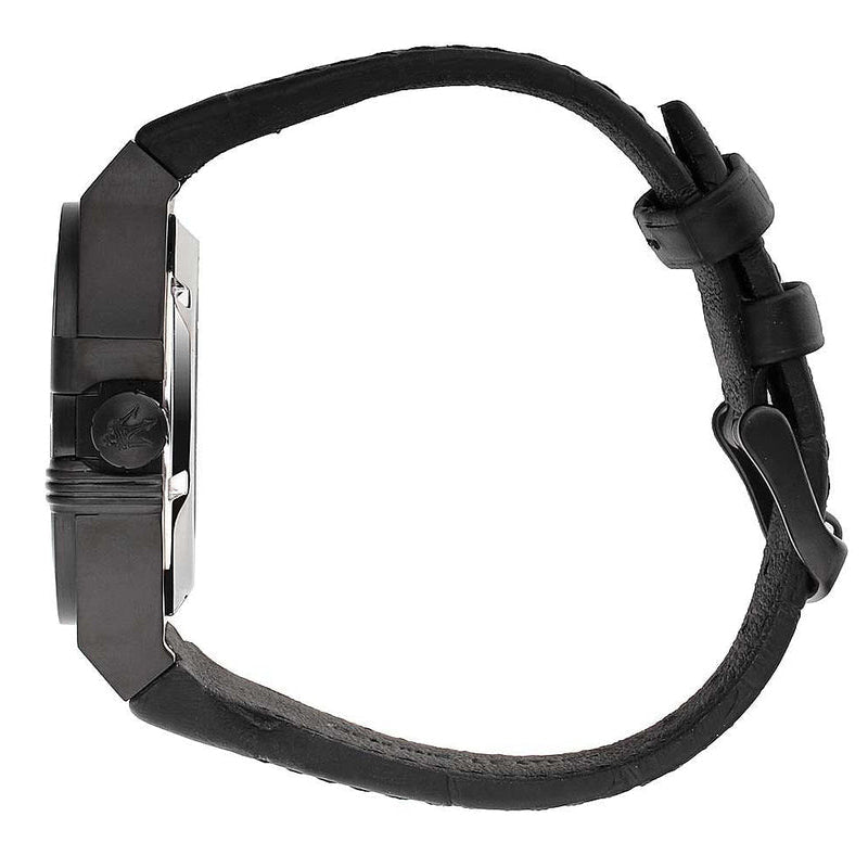 Shop Authentic Maserati Automatic Skeleton Black Dial Black Leather Strap Watch For Men - R8821108021 - Luxxuri