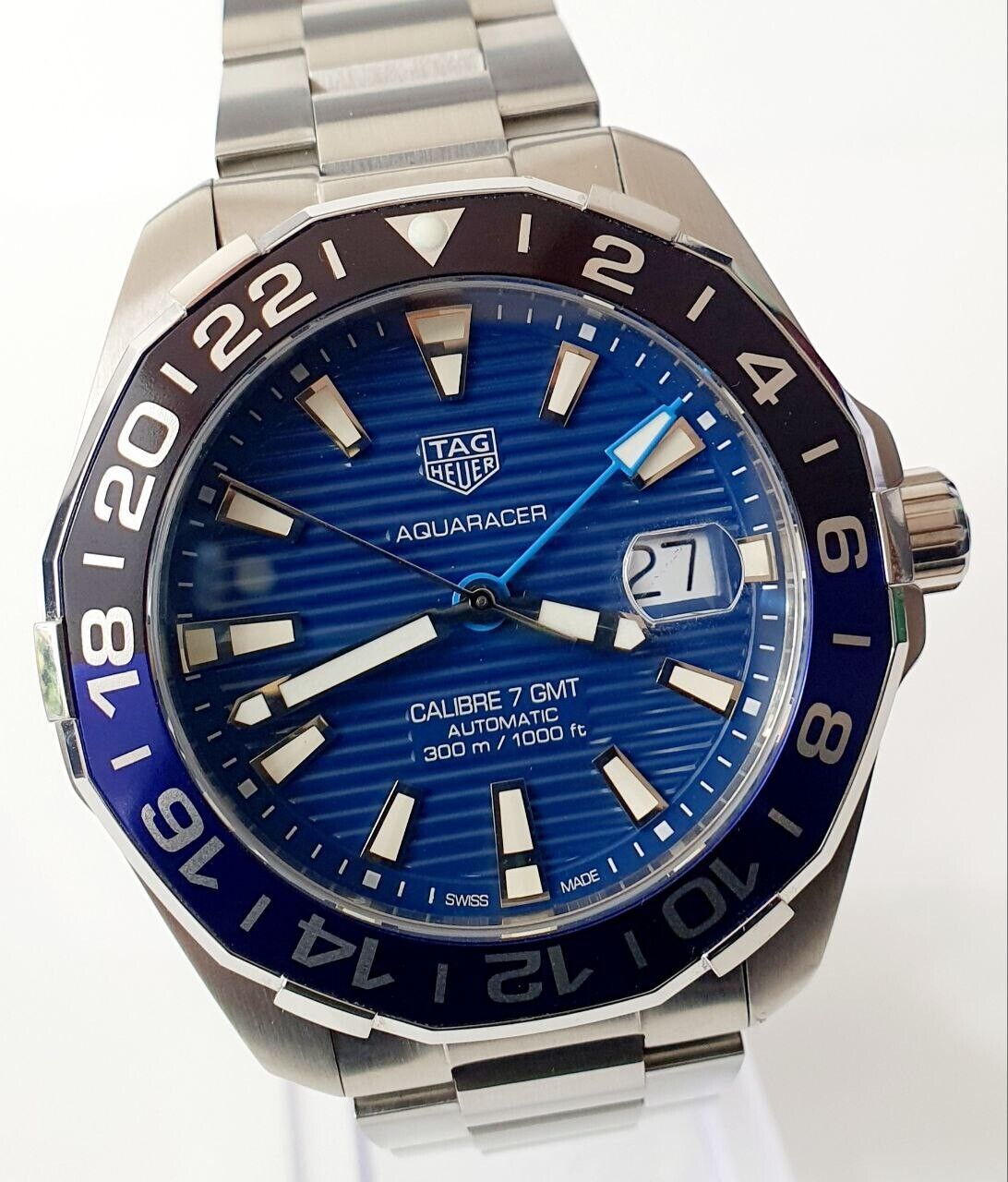  Shop Authentic Tag Heuer Aquaracer Blue Dial Watch for Men - WAY201T.BA0927 - Luxxuri