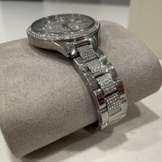  Shop Authentic Michael Kors Runway Crystals Silver Dial Silver Steel Strap Watch for Women - MK3822 - Luxxuri