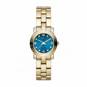 Shop Authentic Marc Jacobs Amy Blue Dial Gold Steel Strap Watch for Women - MBM3303 - Luxxuri