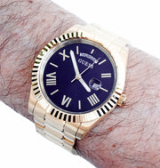  Shop Authentic Guess Connoisseur Black Dial Gold Steel Strap Watch for Men - GW0265G3 - Luxxuri