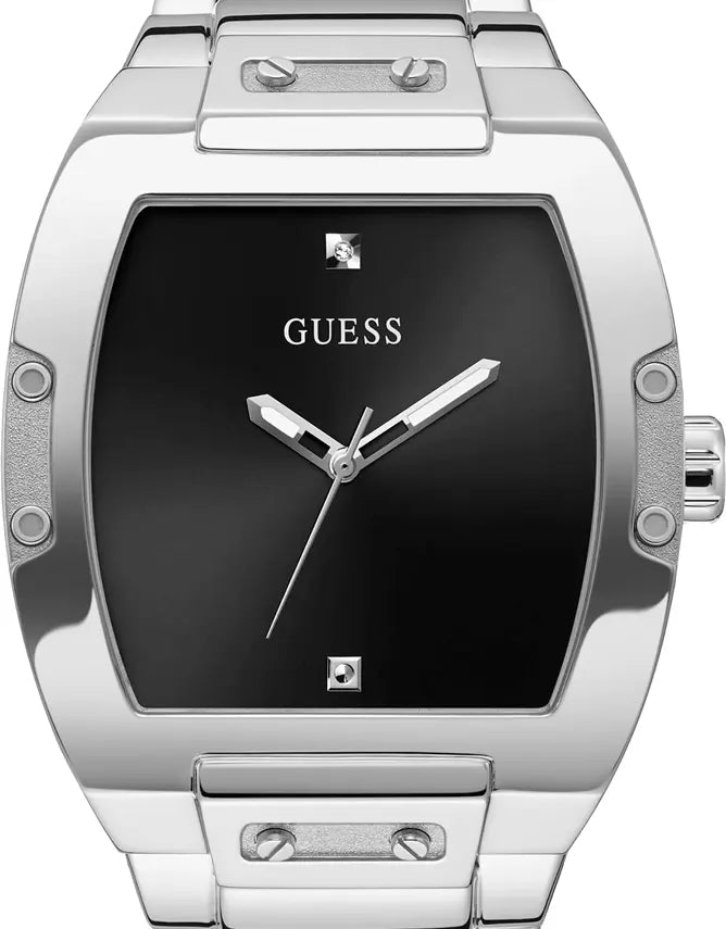  Shop Authentic Guess Phoenix Black Dial Silver Steel Strap Watch for Men - GW0387G1 - Luxxuri