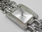  Shop Authentic Guess Mod Heavy Metal Diamonds Silver Dial Silver Steel Strap Watch for Women - W95088L1 - Luxxuri