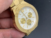  Shop Authentic Michael Kors Wyatt Chronograph White Dial Gold Steel Strap Watch For Women - MK5933 - Luxxuri