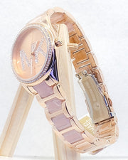  Shop Authentic Michael Kors Janelle Analog Rose Gold Dial Two Tone Steel Strap Watch For Women - MK4731 - Luxxuri