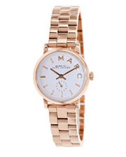  Shop Authentic Marc Jacobs Baker White Dial Rose Gold Steel Strap Watch for Women - MBM3248 - Luxxuri