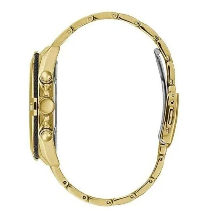  Shop Authentic Guess Surge Chronograph Black Dial Gold Steel Strap Watch for Men - W1258G2 - Luxxuri