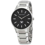  Shop Authentic Emporio Armani Renato Quartz Black Dial Silver Steel Strap  Watch For Men - AR11118 - Luxxuri