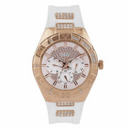  Shop Authentic Guess Luna Diamonds White Dial White Rubber Strap Watch for Women - W0653L4 - Luxxuri