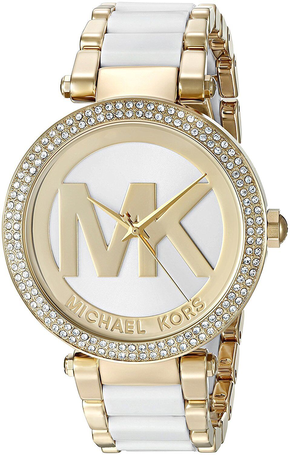  Shop Authentic Michael Kors Parker White Dial Two Tone Steel Strap Watch for Women - MK6313 - Luxxuri