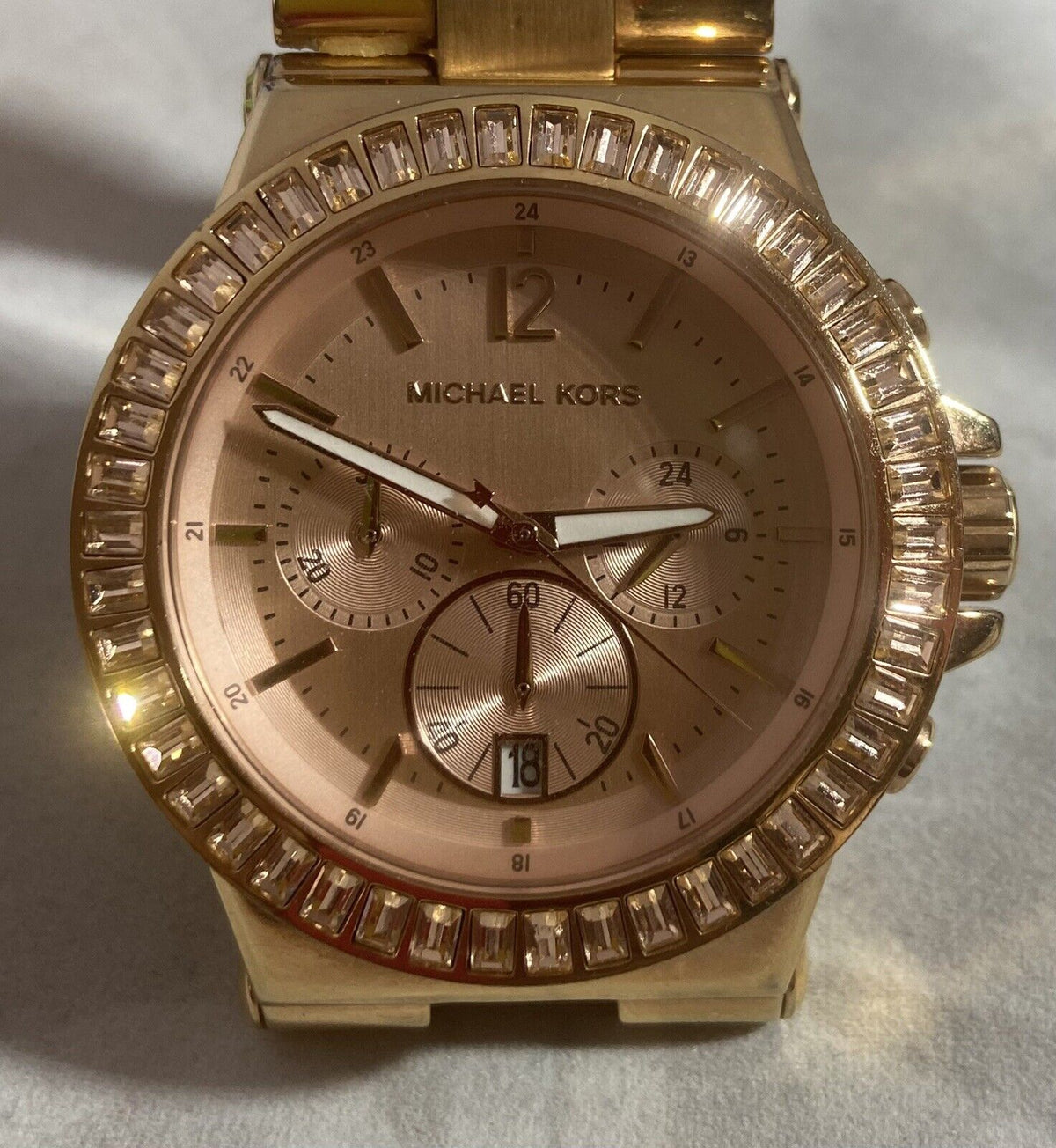  Shop Authentic Michael Kors Dylan Rose Gold Dial Rose Gold Steel Strap Watch for Women - MK5412 - Luxxuri