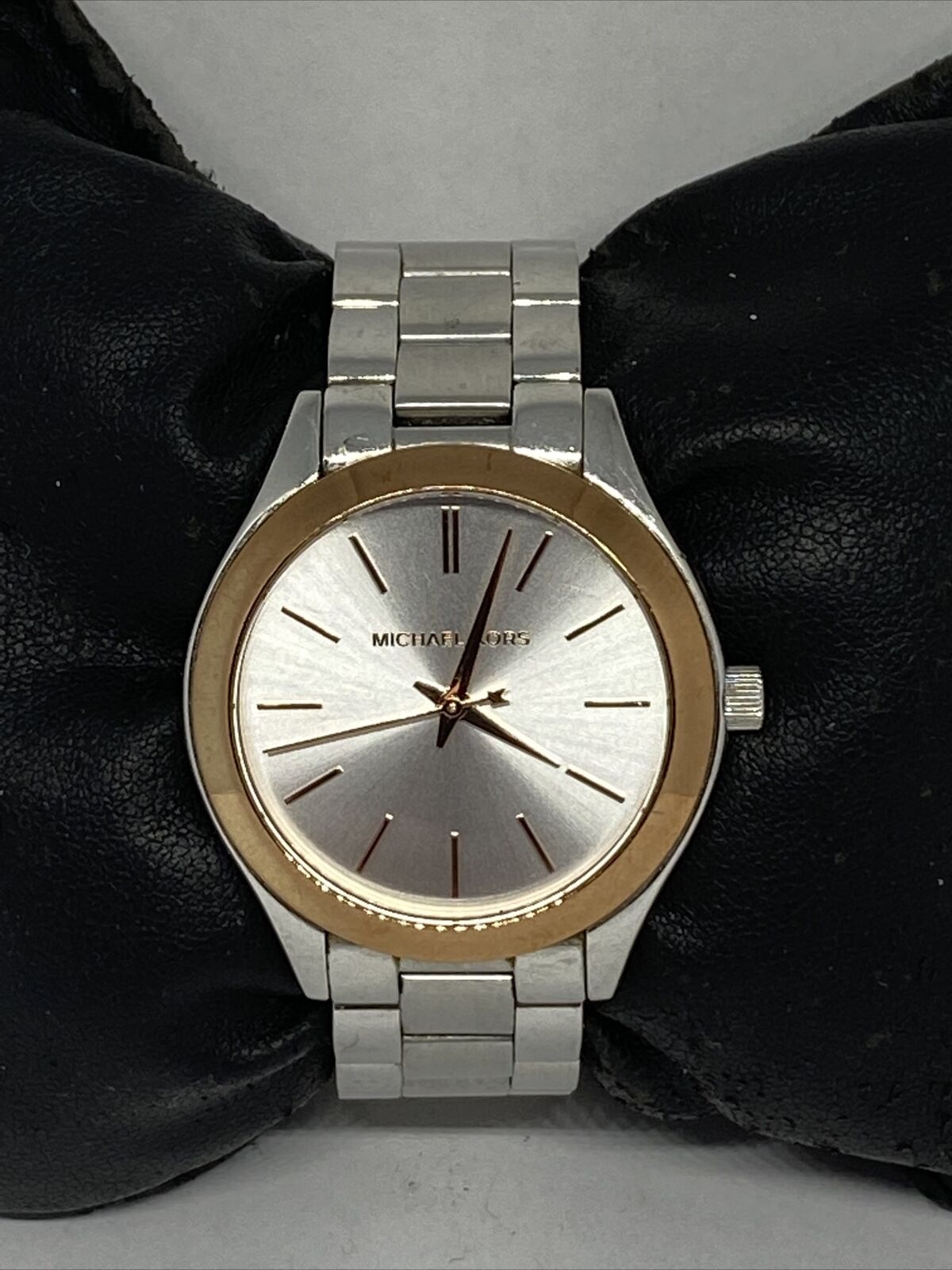 Shop Authentic Michael Kors Mini Slim Runway Silver Dial Silver Steel Strap Watch for Women - MK3514 - Luxxuri