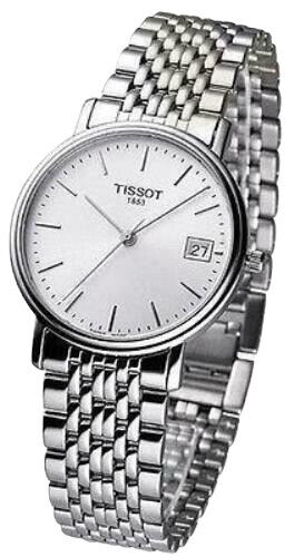  Shop Authentic Tissot T Classic Desire Silver Dial Silver Mesh Bracelet Watch for Men - T52.1.481.31 - Luxxuri