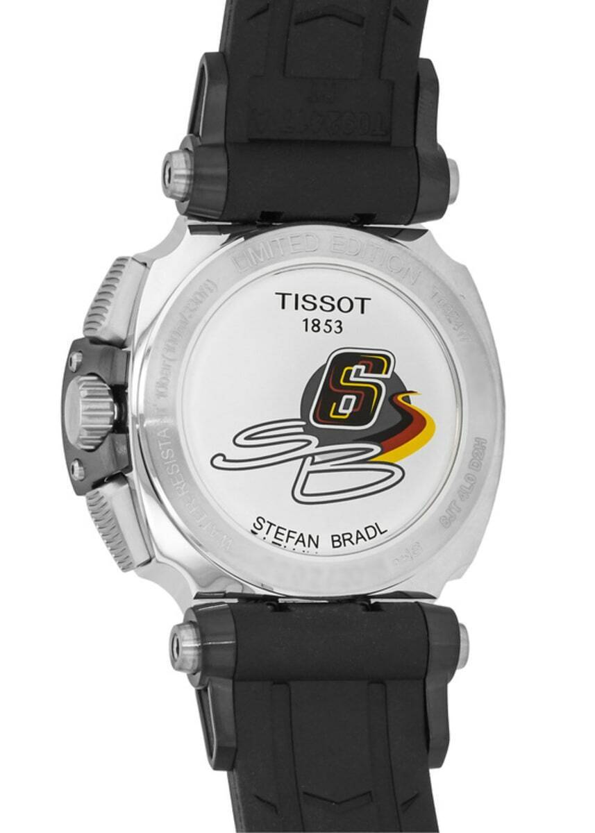  Shop Authentic Tissot T Race Chronograph Stefan Bradl Special Edition Black Dial Black Rubber Strap Watch for Men - T092.417.27.057.02 - Luxxuri