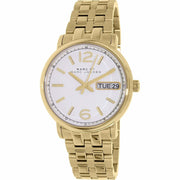  Shop Authentic Marc Jacobs Fergus White Dial Gold Steel Strap Watch for Women - MBM8647 - Luxxuri