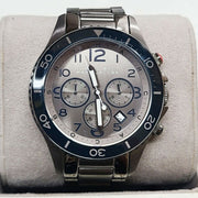  Shop Authentic Marc Jacobs Rock Chronograph Silver Dial Silver Steel Strap Watch for Men - MBM5028 - Luxxuri