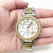  Shop Authentic Michael Kors Parker White Dial Two Tone Steel Strap Watch for Women - MK5626 - Luxxuri