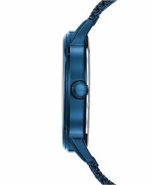  Shop Authentic Guess Delancey Analog Blue Dial Blue Mesh Bracelet Watch for Men - W0871G3 - Luxxuri