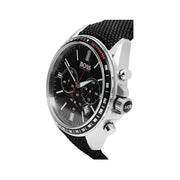  Shop Authentic Hugo Boss Driver Black Dial Black Leather Strap Watch for Men -1513087 - Luxxuri