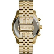  Shop Authentic Michael Kors Lexington Crystals Gold Dial Gold Steel Strap Watch for Men - MK8494 - Luxxuri