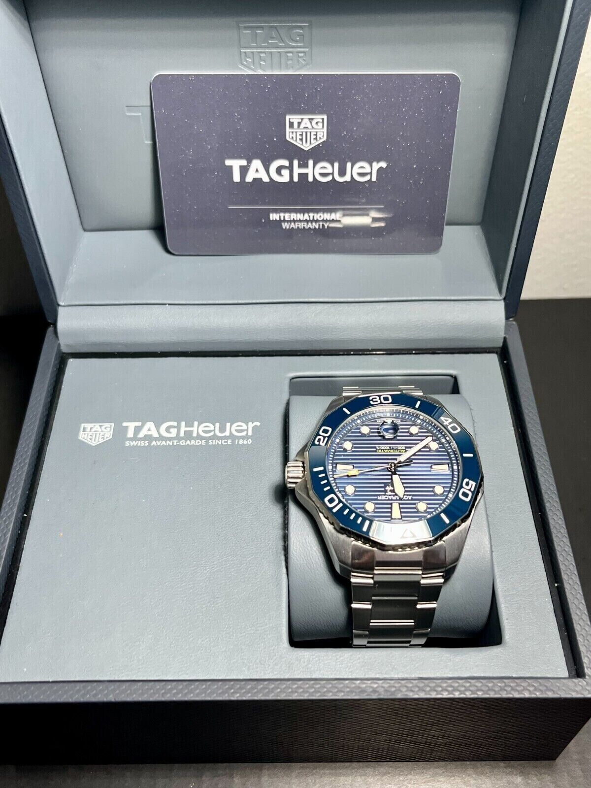  Shop Authentic Tag Heuer Aquaracer Professional 300 Automatic Blue Dial Silver Steel Strap Watch for Men - WBP201B.BA0632 - Luxxuri