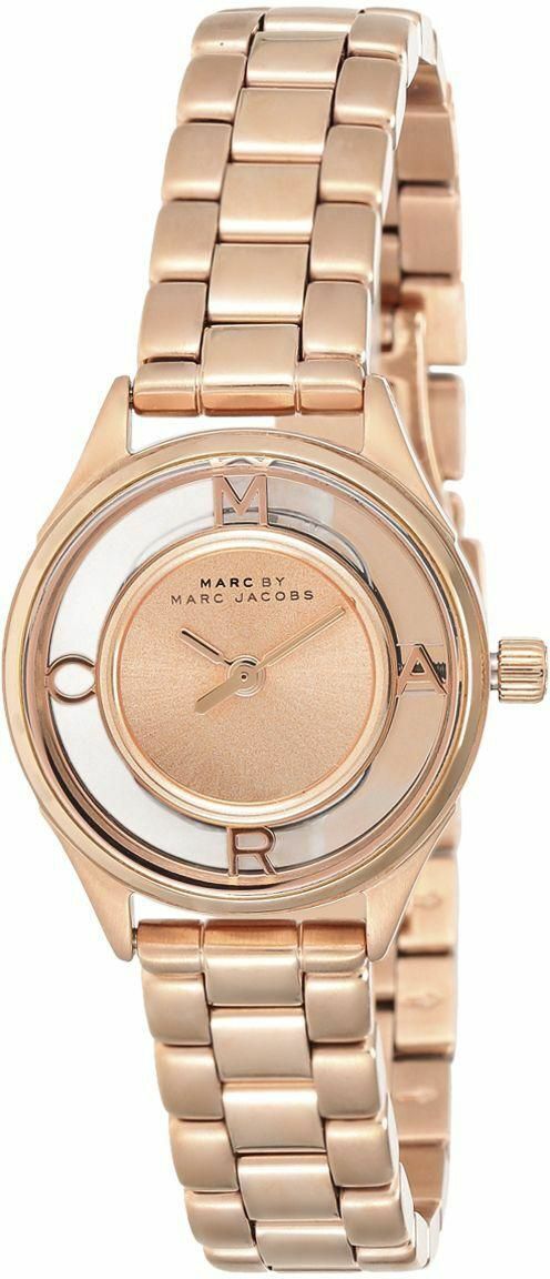  Shop Authentic Marc Jacobs Tether Transparent Rose Gold Dial Rose Gold Steel Strap Watch for Women - MBM3417 - Luxxuri