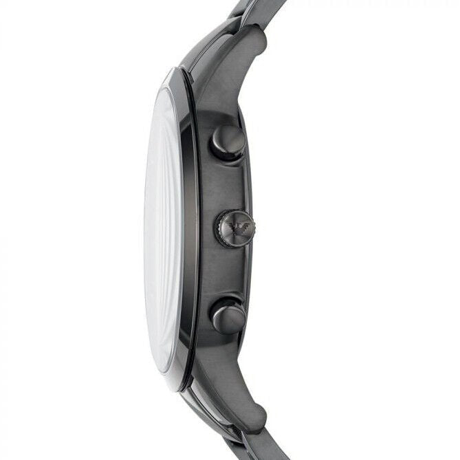  Shop Authentic Emporio Armani Classic Chronograph Grey Dial Grey Steel Strap Watch For Men - AR2454 - Luxxuri