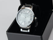  Shop Authentic Emporio Armani Classic Quartz White Dial Silver Steel Strap Watch For Men - AR2430 - Luxxuri